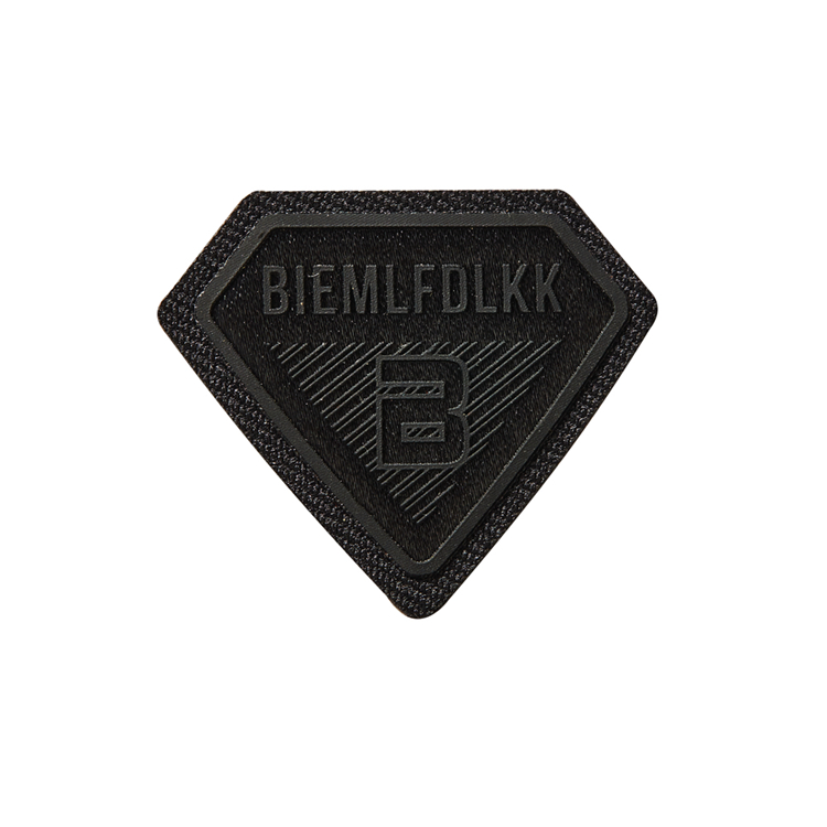 Diamond-patterned rubber patch